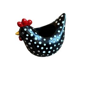 New chicken planter resin composite , new with box